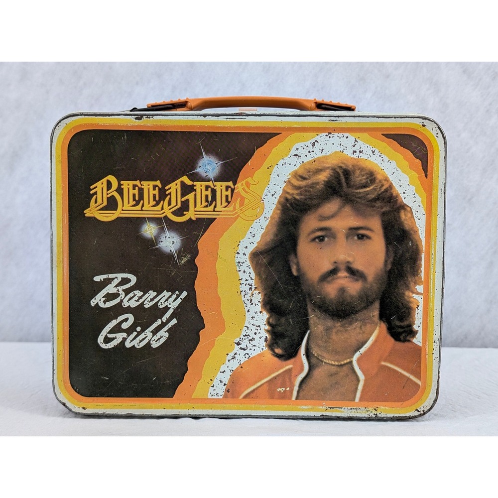 Thermos Brand Bee Gees Metal Lunchbox 1978 Barry Gibb Retro Music Collectible
